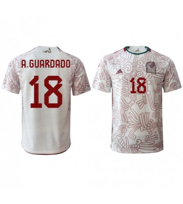 Mexico Andres Guardado #18 Replica Away Stadium Shirt World Cup 2022 Short Sleeve